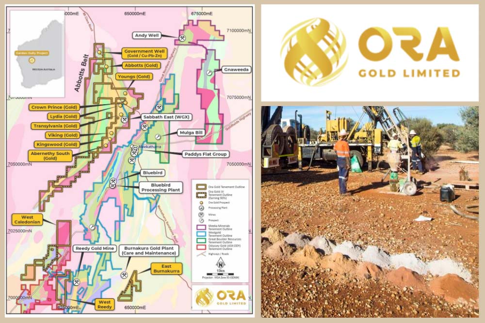 Ora Gold receives $5 million placement for Crown Prince prospect